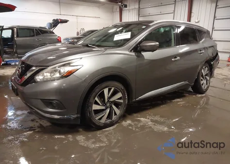 2017 Nissan Murano Platinum from USA, damaged, VIN 5N1AZ2MH1HN143720